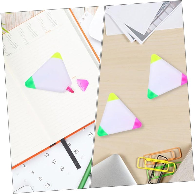 5 Fluorescent Highlighter Pens Assorted Colors For Students And Office Use - Image 5